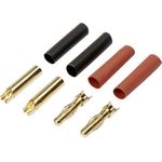 Reely RE-6534192 Akku Stecker 4 mm vergoldet 40 Paar (RE-6534192)