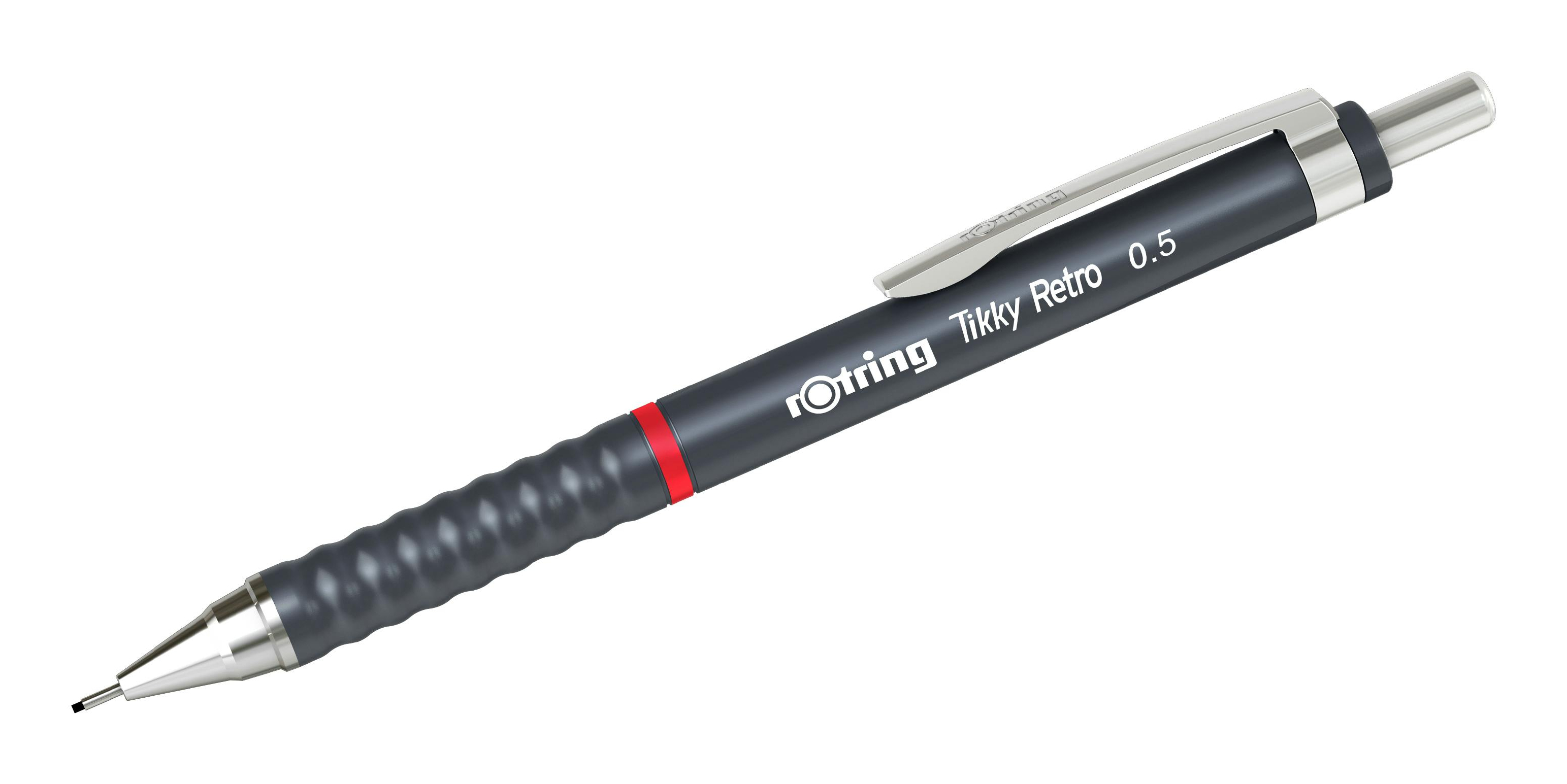 rOtring Tikky Retro Druckbleistift 0,5 mm 2B Grau