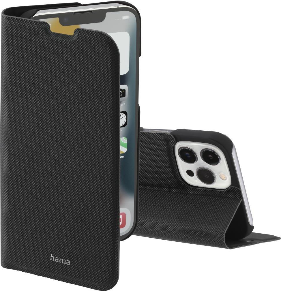 Hama Booklet Slim Pro für Apple iPhone 14 Pro, Schwarz (00215518)