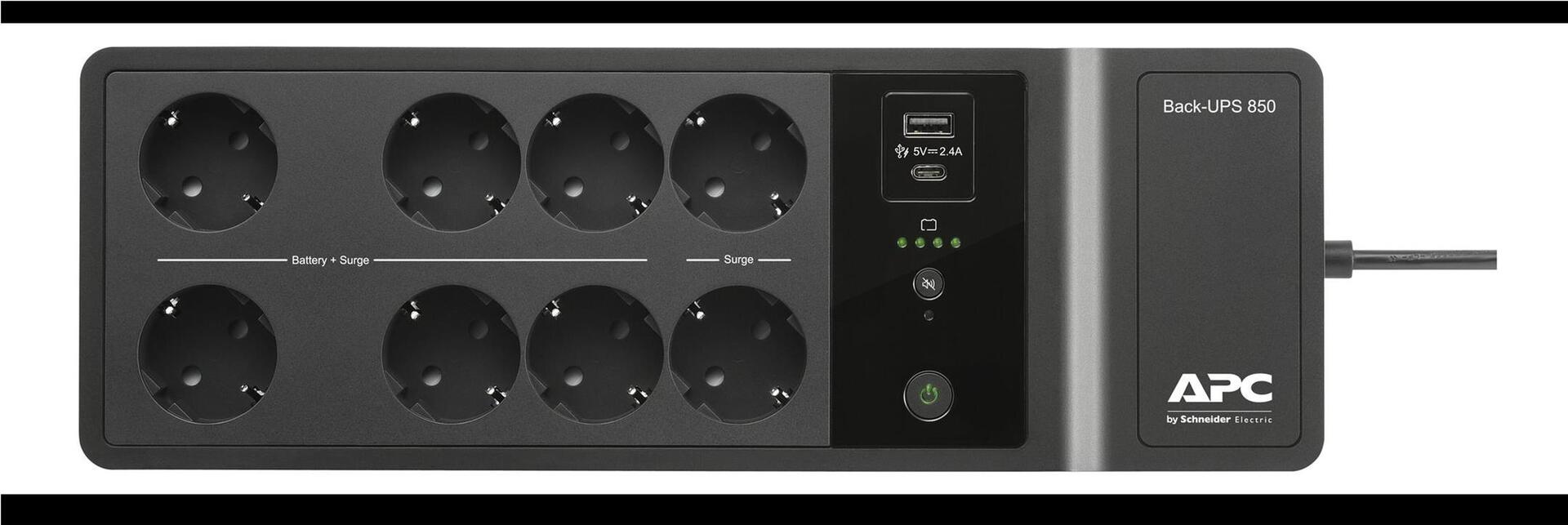 APC Back-UPS BE850G2-GR 850 VA 520 W Schwarz