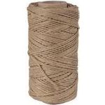 agipa Hanf-Kordel, aus Naturfaser, Länge: 54 m besteht aus 100 % Hanf, Gewicht der Rolle: 100 g, Farbe: - 1 Stück (13125)