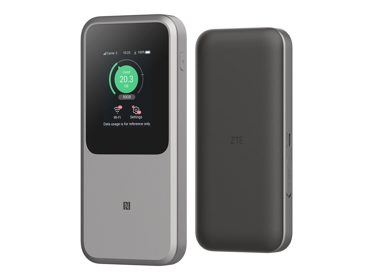 ZTE MU5120 Mobiler 5G-WLAN-Hotspot Wi-Fi 6 3.6 Gbps Grau
