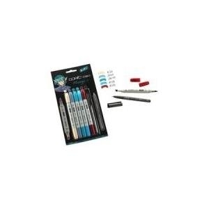 COPIC Ciao 5+1 Set Manga 2 Marker Mehrfarbig