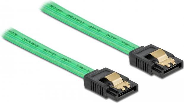 DeLOCK SATA 6 Gb/s Cable UV glow effect (82017)