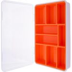 InLine Kleinteilebox 9 Fächer Abmessungen 290x185x45mm orange (43009I)