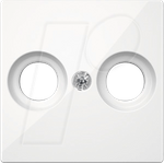 MERTEN Zentralplatte für Antennensteckdose polarweiss MEG4122-0319 (MEG4122-0319)