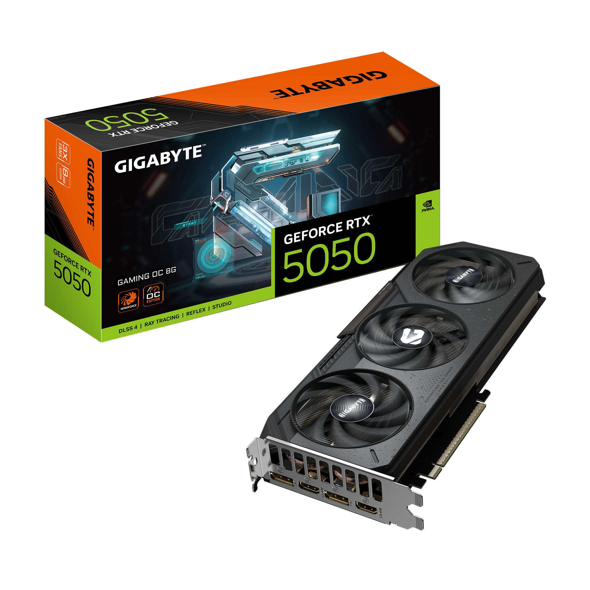 Gigabyte Gaming OC GeForce RTX 5050 8 GB GDDR6 Schwarz
