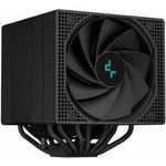 DeepCool ASSASSIN IV. Typ: Luftkühlung, Lüfterdurchmesser: 14 cm, Maximaler Luftstrom: 79,1 cfm, Maximum Luftdruck: 2,44 mmH2O. Breite: 144 mm, Tiefe: 147 mm, Höhe: 164 mm. Produktfarbe: Schwarz (R-ASN4-BKNNMT-G)