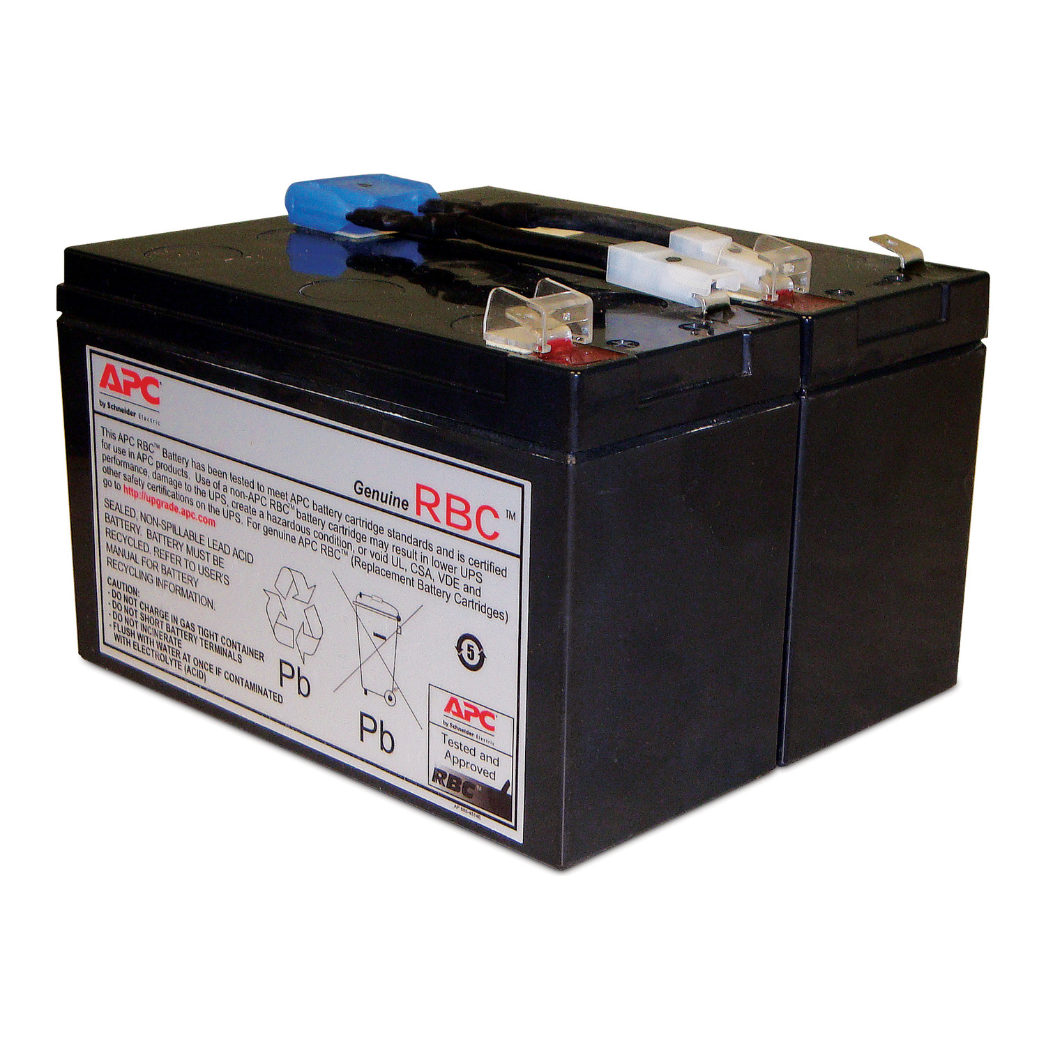 APC Replacement Battery Cartridge #142 216 Wh Schwarz