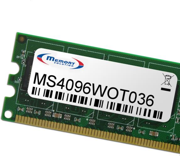 Memory Solution MS4096WOT036 4GB Speichermodul (MS4096WOT036)