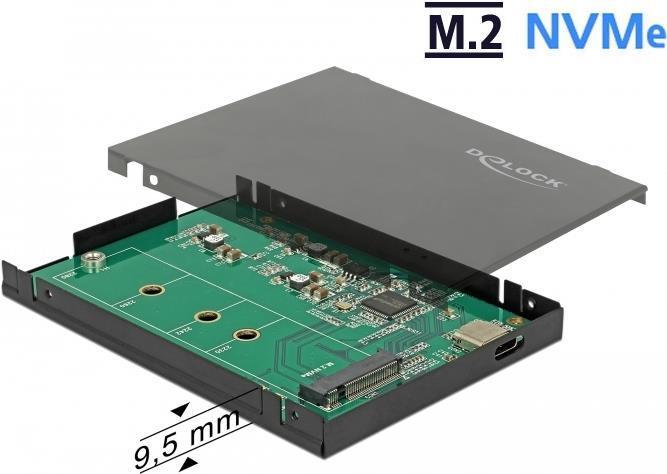 DeLOCK 2,5 External Enclosure for M.2 NVMe PCIe SSD (42609)