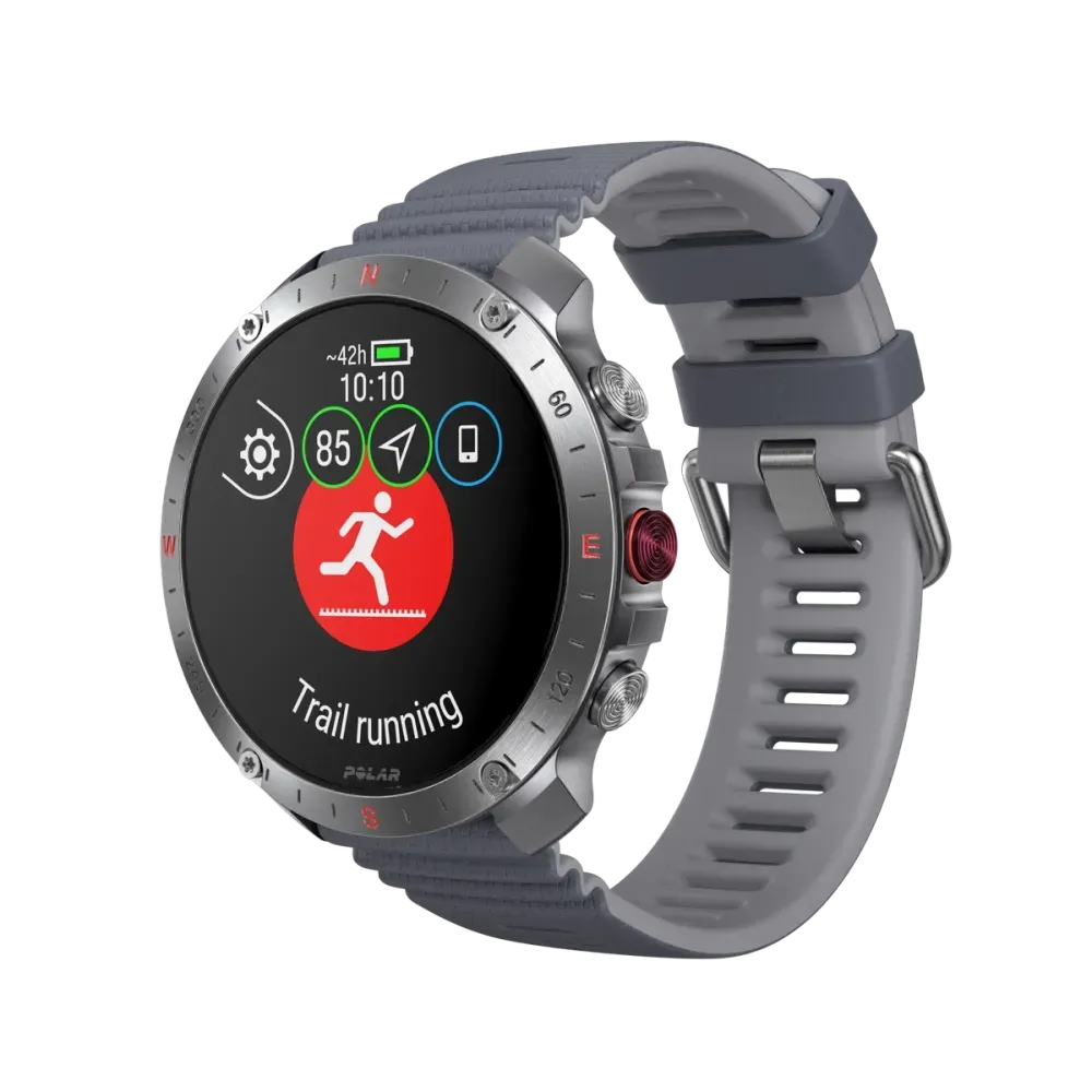 POLAR Grit X2 Pro Smartwatch 1,39" AMOLED GPS Grau