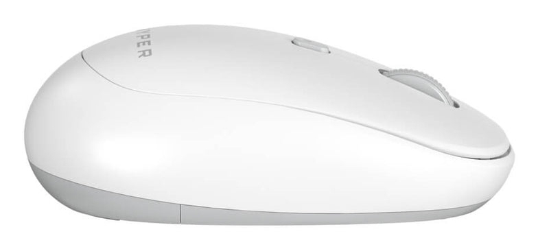 Targus HyperSpace Next Kabellose Maus Bluetooth 5.0 2400 DPI Weiß, Space-grau