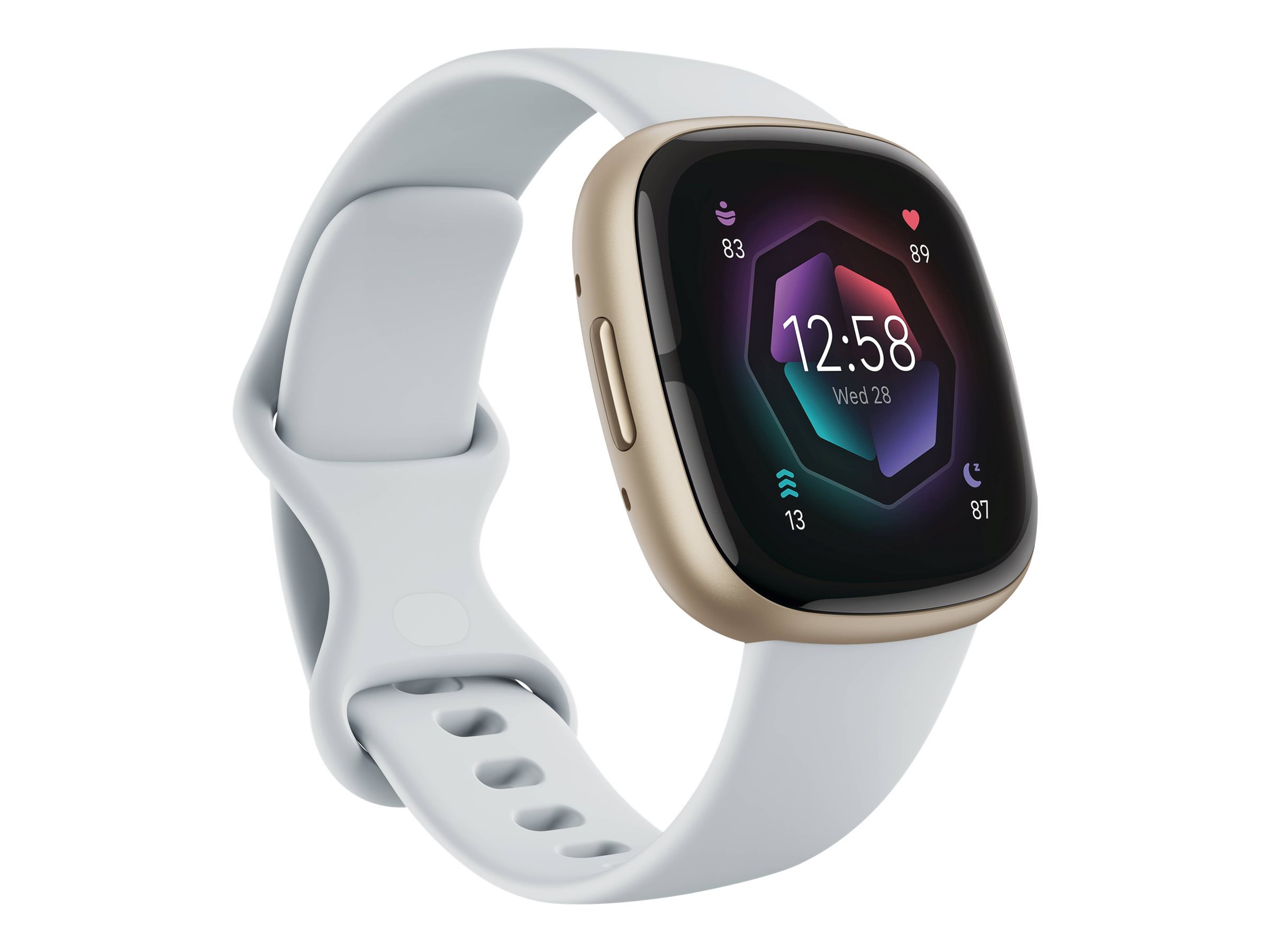 Fitbit Sense 2 Gold Aluminium GPS Blue Mist