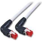 EFB-Elektronik RJ45 Patchkabel Cat.6A S/FTP LSZH Draka UC900 TM21 2x90° grau 1,5m Hersteller: EFB Elektronik (K4137GR.1,5)