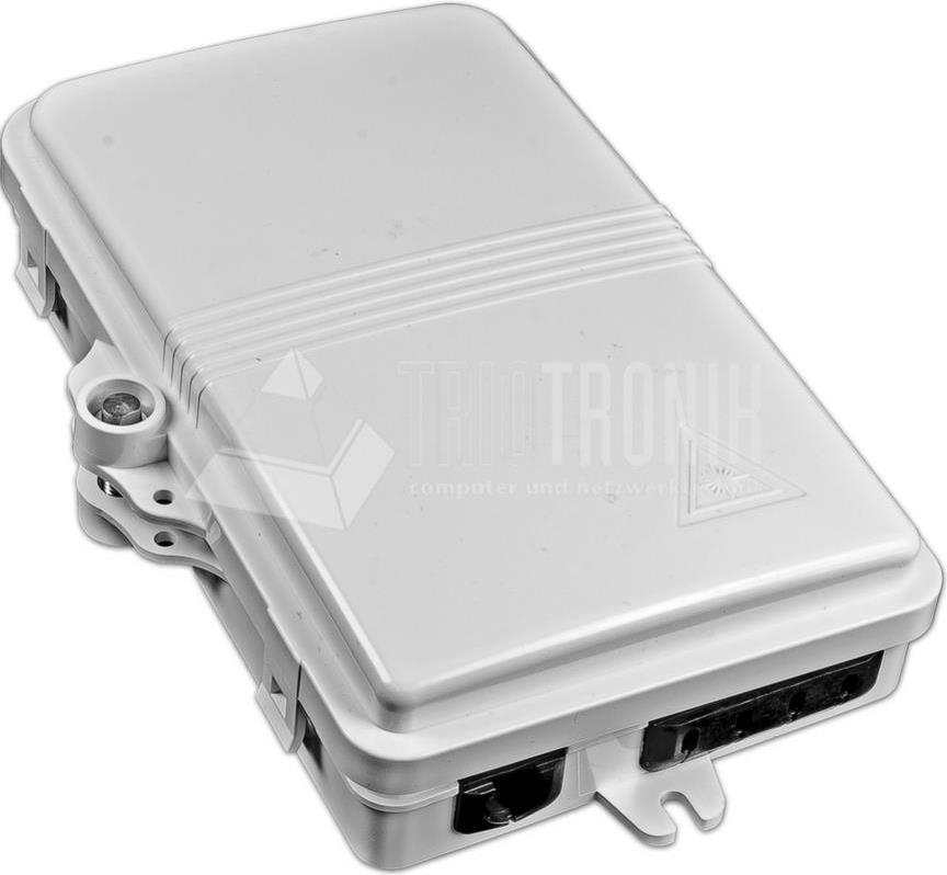 Lightwin FTTx Wanddose für bis zu 8 Fasern, für SC simplex oder LC Duplex Kupplungen FTTx (FTTH WALL OUTLET 8)