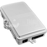 Lightwin FTTx Wanddose für bis zu 8 Fasern, für SC simplex oder LC Duplex Kupplungen FTTx (FTTH WALL OUTLET 8)