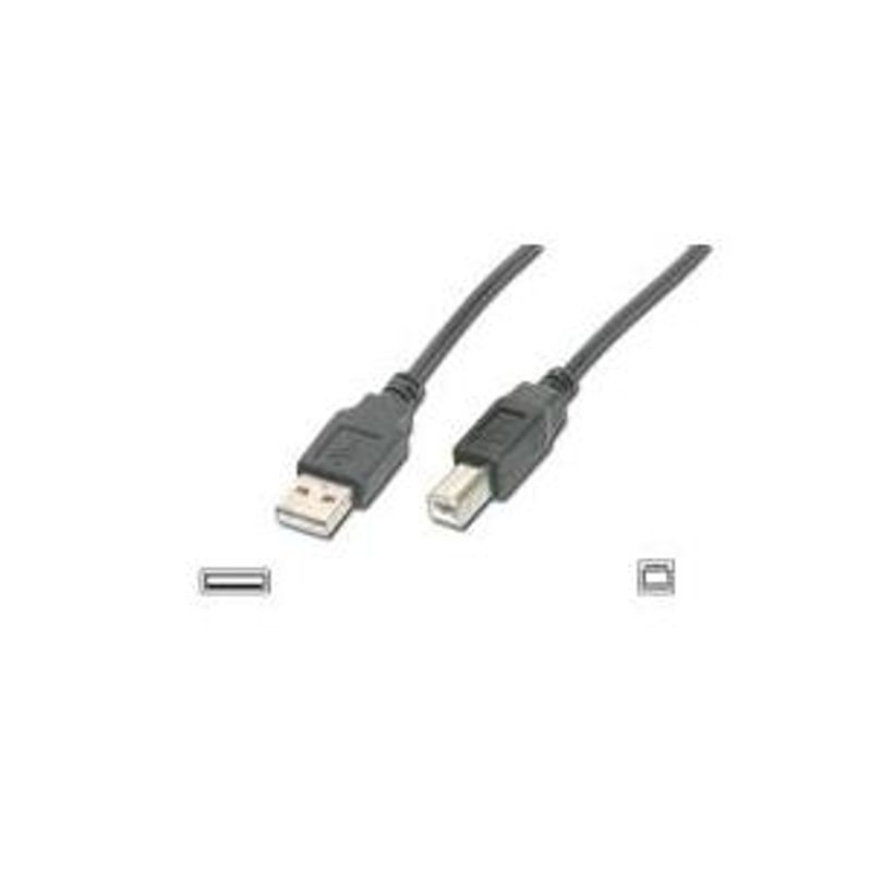 Digitus 3m USB2.0 A/B USB A USB B Männlich/männlich AK 672/3 AL