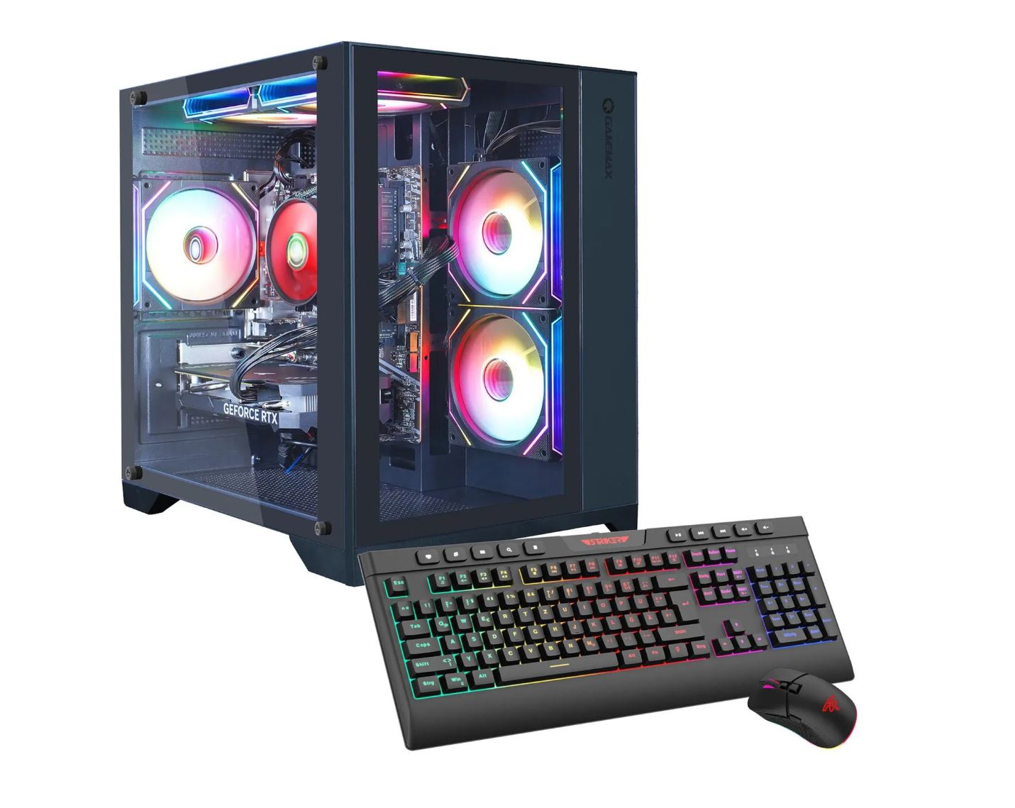 Hyrican GAMEMAX Infinity Mini BK 7796 Gaming PC (Ryzen 7 5700X, 16GB, 1TB SSD, RTX 5060 Ti) (PCK07796)
