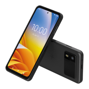 Zebra EM45 RFID, RoW-900 MHz, RFID, USB-C, BT, WLAN (WLAN), 5G, Android, Kit, schwarz Mobiles Datenerfassungsgerät, Bildschirmdiagonale: 17 cm (6,7''), Touchtechnologie: kapazitiv, Multi Touch, Auflösung: 2400x1080 Pixel, micro SD-Slot, RFID (leser, UHF), Kamera (50 MP), Front-Kamera (8 MP), Helligkeit 450cd, Anschluß: USB-C, Bluetooth, WLAN (Wi-Fi 6E), SIM, 5G, Qualcomm Octa Core, 2,2 GHz, RAM: 8GB, Flash: 128 GB, OS: Android (13), inkl.: Kabel (USB-C), Schutzart: IP65, IP68, Farbe: schwarz (EM45B2-3T106B0-RW)