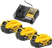 DeWALT DCB1104P3-QW. Produkttyp: Batterie- & Ladegerät-Set, Akku-/Batterietechnologie: Lithium-Ion (Li-Ion), Batteriekapazität: 5 Ah (DCB1104P3-QW)