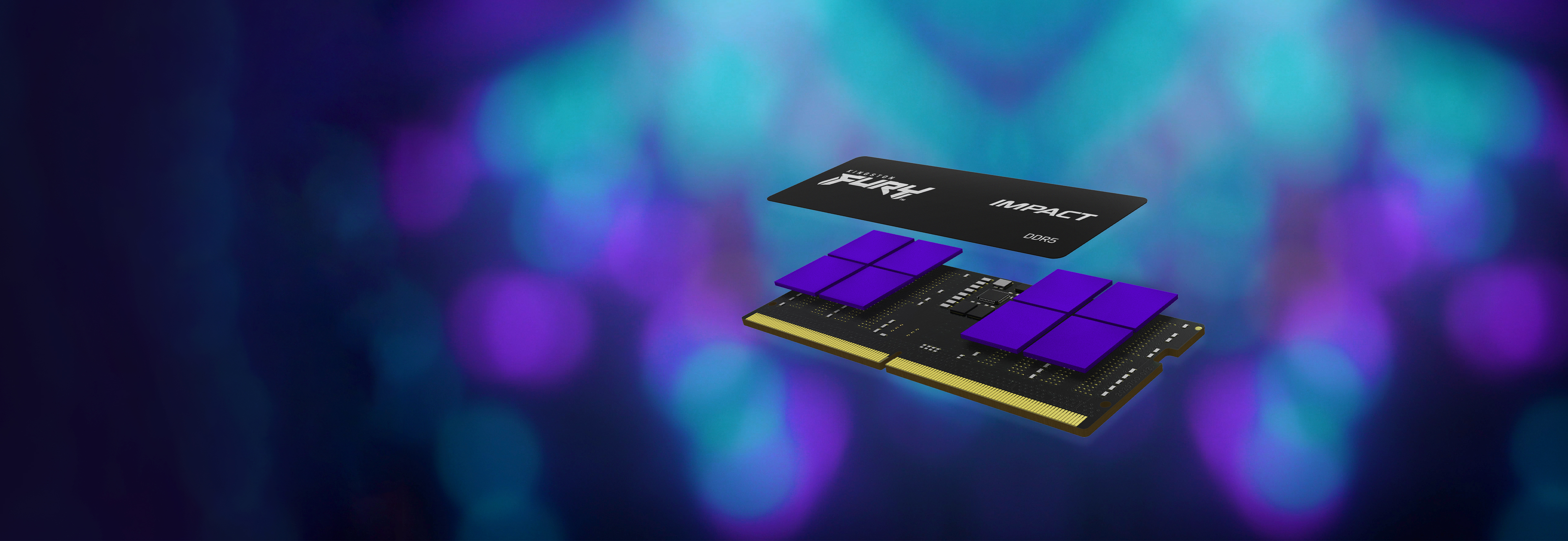Kingston FURY Impact SO-DIMM DDR5 8 GB RAM 4800 MHz CL38 Schwarz