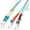 Lindy - Patch-Kabel - LC Multi-Mode (M) - ST multi-mode (M) - 5,0m - Glasfaser - 50/125 Mikrometer - OM3 - halogenfrei (46383)