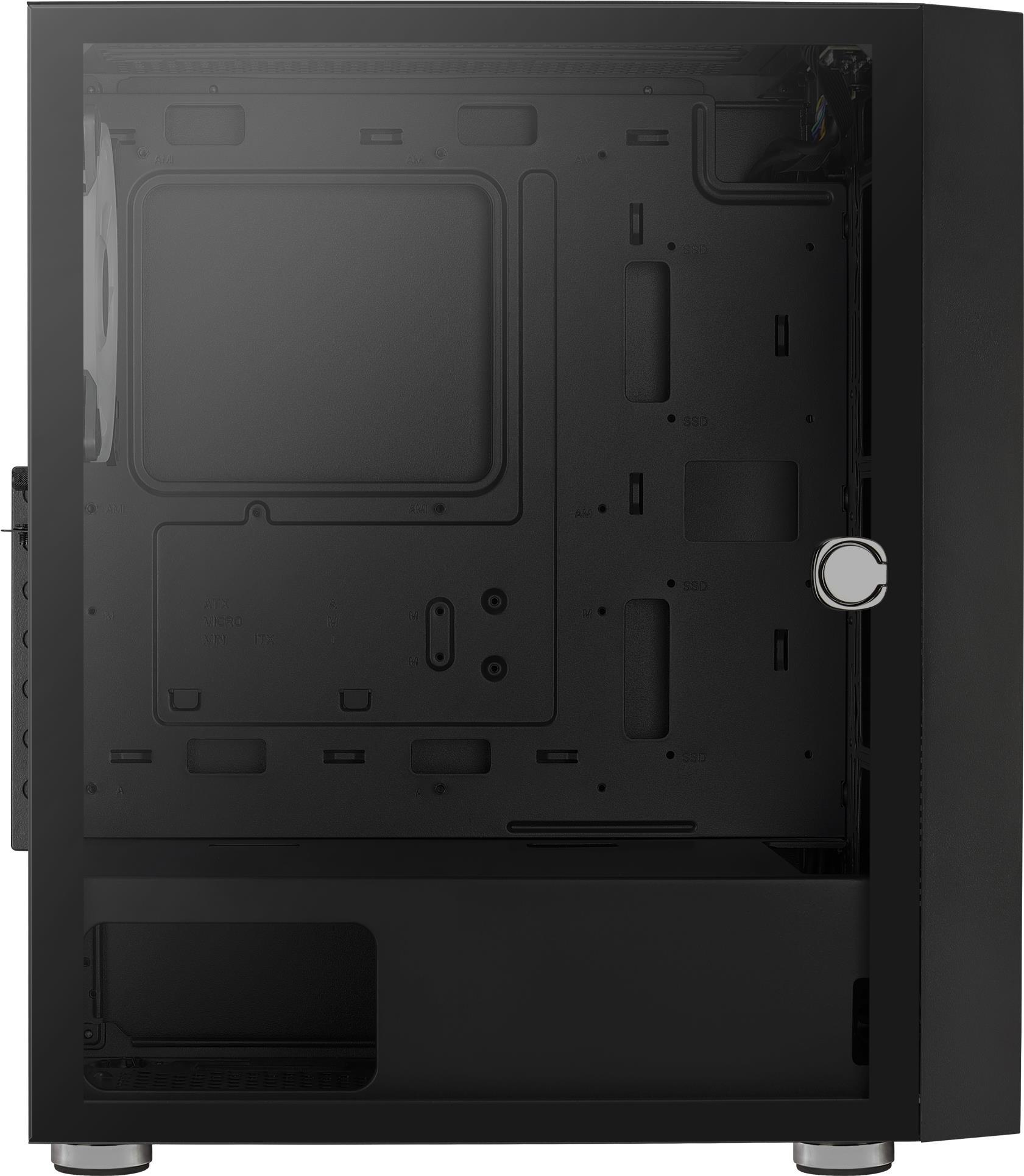 AeroCool Graphite V3 Mid Tower Schwarz