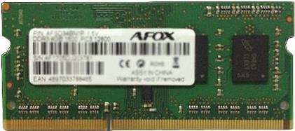 AFOX SO-DIMM DDR3 8GB Speichermodul 1333 MHz LV 1,35V (AFSD38AK1L)