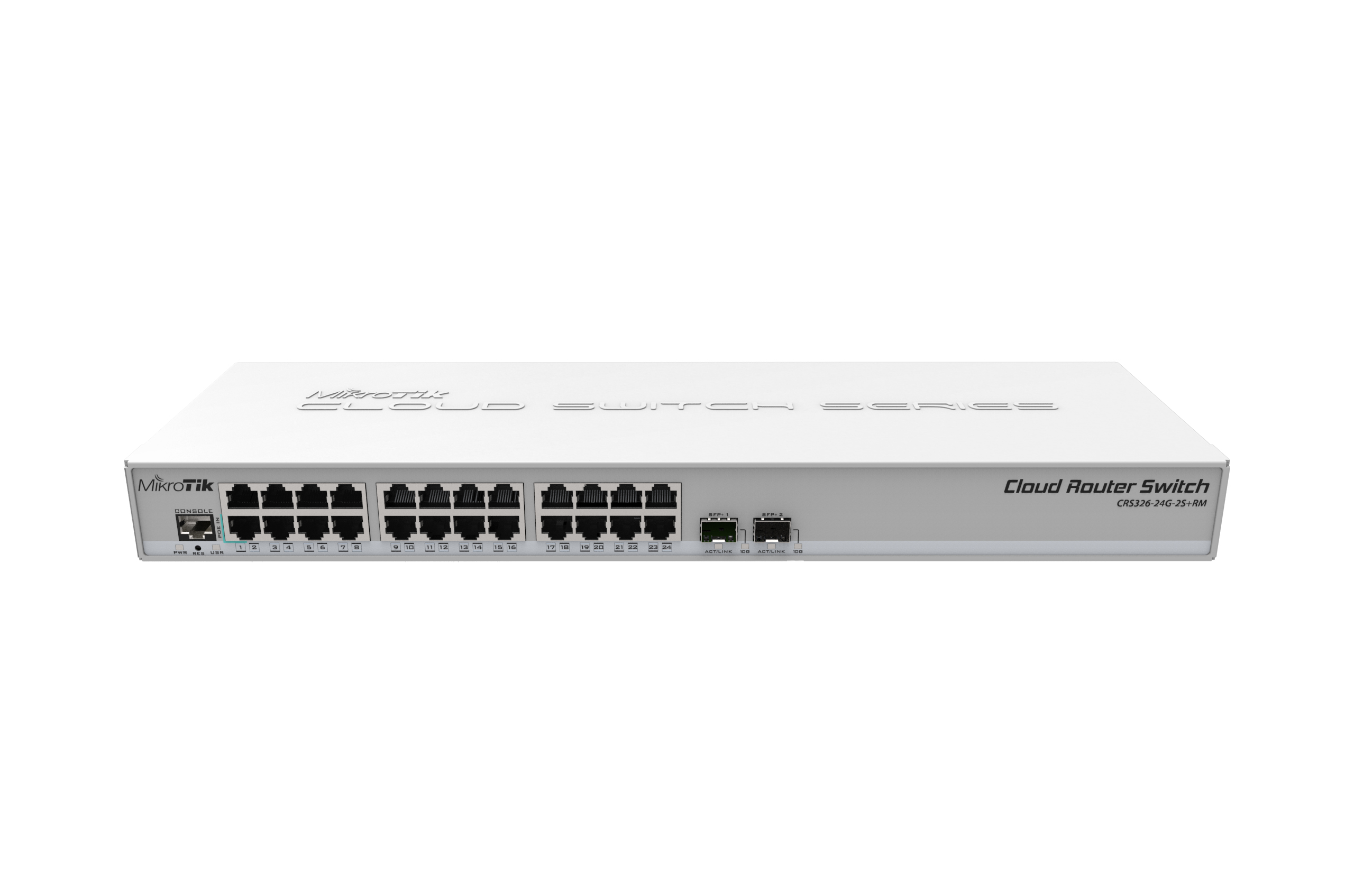 MikroTik Cloud Router Switch CRS326-24G-2S+RM - L3 Managed Switch