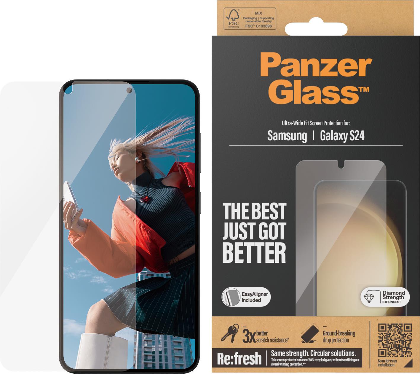 PanzerGlass ® Displayschutz Samsung Galaxy S24