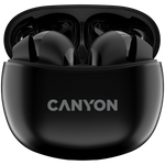 Canyon CNS-TWS5B Kopfhörer & Headset Kabellos im Ohr Anrufe/Musik/Sport/Alltag USB Typ-C Bluetooth Schwarz (CNS-TWS5B)