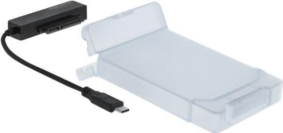 Delock USB Type-C™ zu SATA Konverter mit 2.5? Schutzhülle (64084)