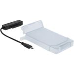 Delock USB Type-C™ zu SATA Konverter mit 2.5? Schutzhülle (64084)