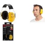 3M Peltor Kapsel-Gehörschutz Optime H510AC, gelb/schwarz verstellbare Bügellänge, Schaumstoffeinlagen, geringer - 1 Stück (H510A-1)