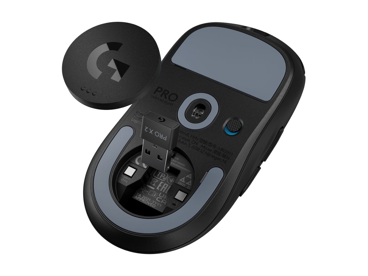 Logitech G PRO X SUPERLIGHT 2 Gaming-Maus 2.4 GHz Schwarz