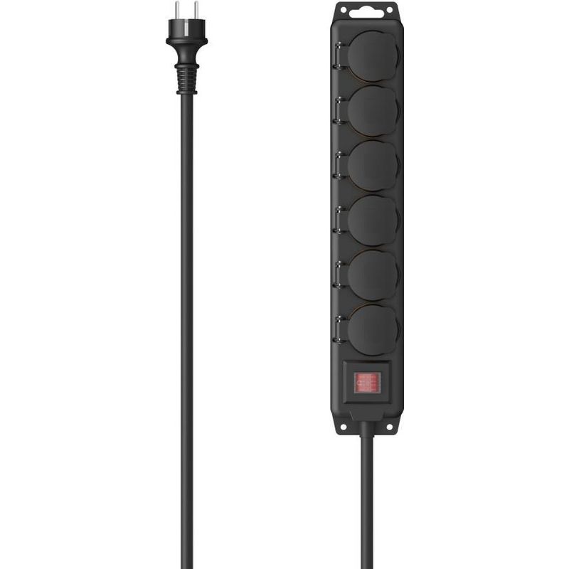 Hama Steckdosenleiste 6-fach für außen IP44 00223065 