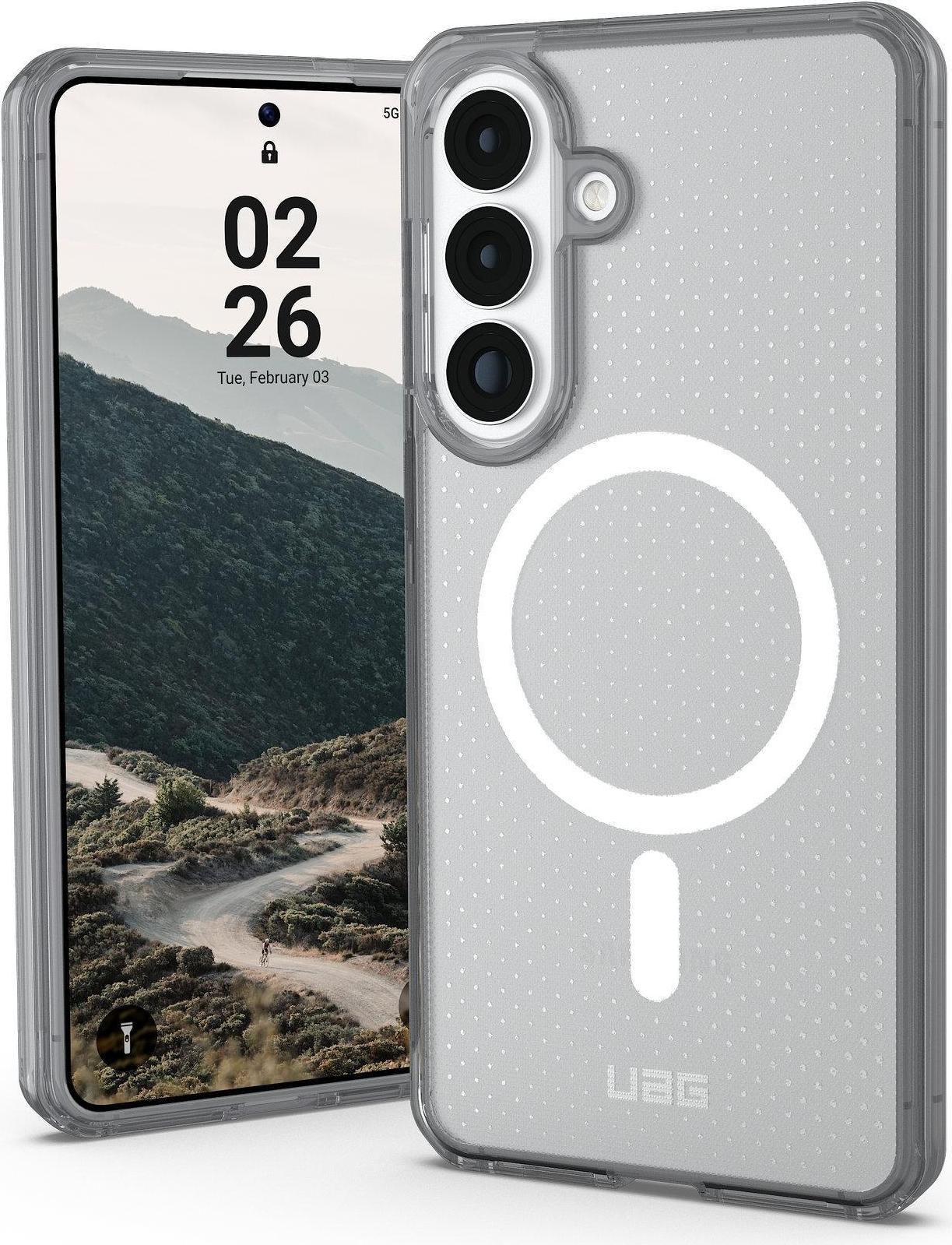 UAG Urban Armor Gear Dot Case mit Magnet-Modul | Samsung Galaxy S26+ | true ice (transparent)/ash (grau) | 214548114331 (214548114331)