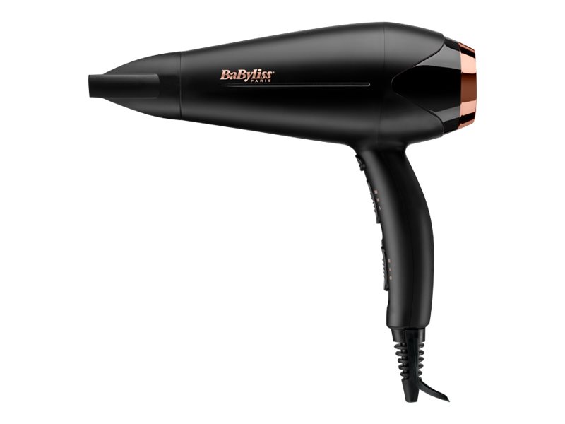 BaByliss Paris D570DE Haartrockner Turbo Shine 2200 W Schwarz/Gold