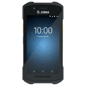 Zebra TC26, 2-Pin, 2D, SE4710, USB, BT (BLE, 5.0), WLAN, 4G, NFC, GPS, GMS, Android Mobiles Datenerfassungsgerät, 2D, Imager (SE4710), GPS, Kamera (13MP, Autofokus), Front-Kamera (5MP), 12,7cm (5"), USB (Typ C), Bluetooth (BLE, Klasse 5.0), WLAN (802.11ac), 4G (LTE), NFC, Micro SD-Slot, 1280x720 Pixel, Qualcomm 660, 2,2GHz, RAM: 3GB, Flash: 32GB, Android, IP67, Google Mobile Services, Akku, 3300mAh, separat bestellen: Ladekabel (TC26BK-11A222-A6P)