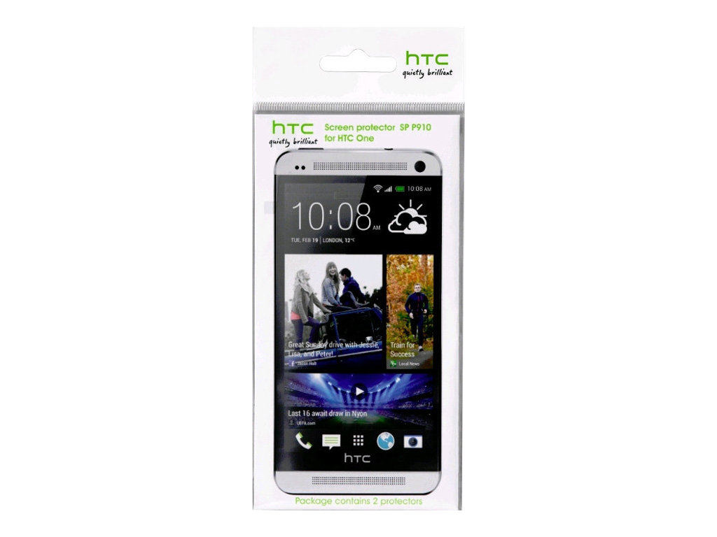 HTC SP P910 Displayschutzfolie für HTC One Transparent