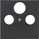 Kopp 1 Stück Abdeckung TV-, Radio-Steckdose ATHENIS Anthrazit 373615180 (373615180)