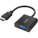 Hama Classic Line Video-Adapter, HDMI™-Stecker - VGA-Buchse, Audio-Buchse, Full-HD 1080p (00300091)