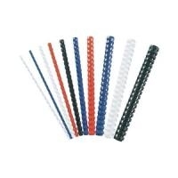 Fellowes Plastikbinderücken, DIN A4, 21 Ringe, 10 mm, blau Stanzteilung: 14,28 mm, rund, Bindekapazität: 41-55 Blatt (53459)