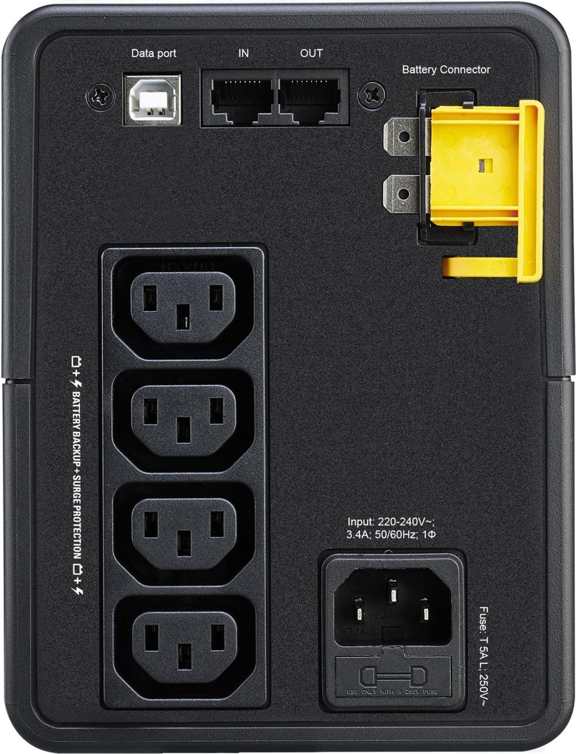 APC Back-UPS BX Series BX750MI Line-Interaktiv 750 VA 410 W Schwarz