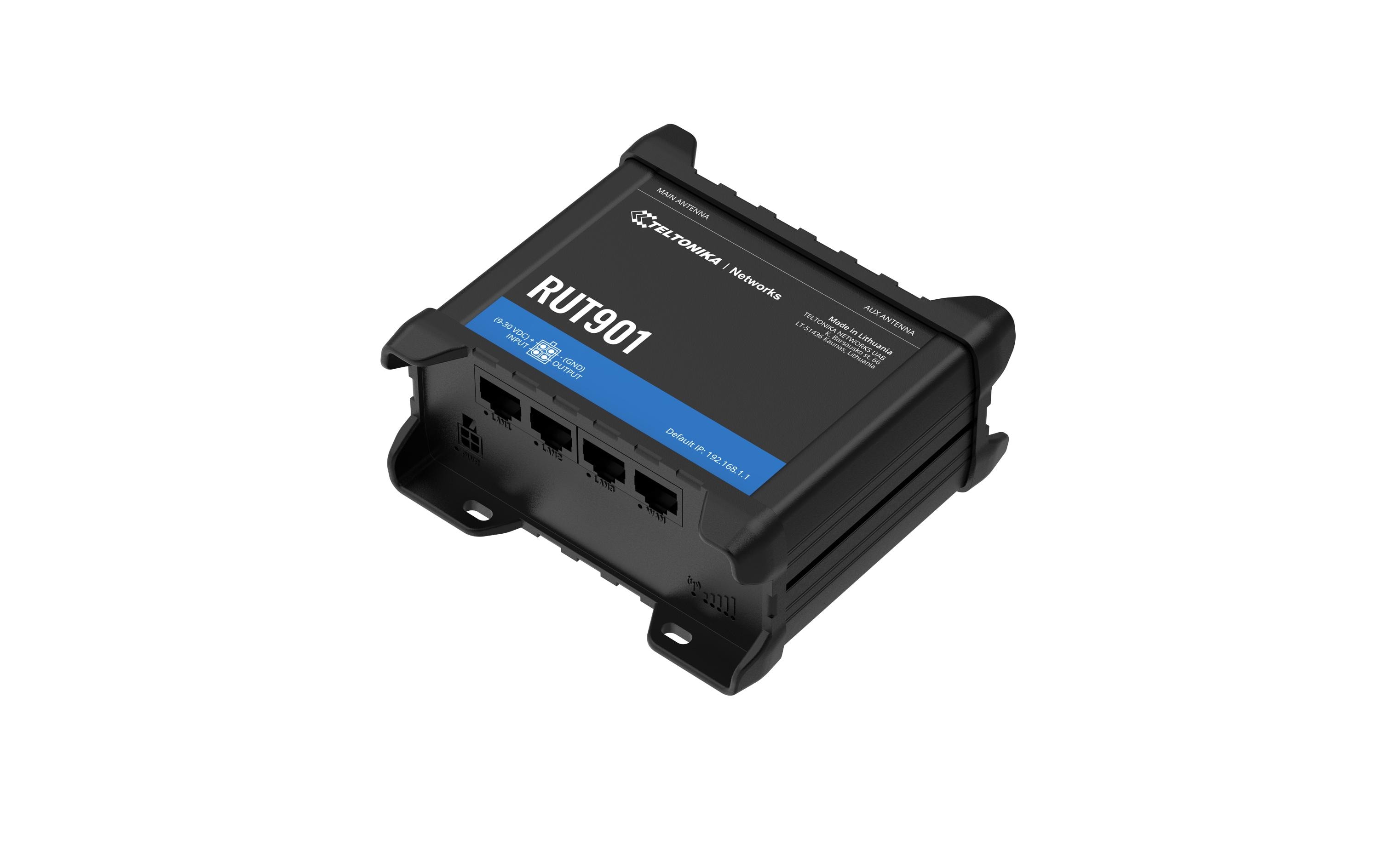 Teltonika RUT901 WLAN-Router 802.11b/g/n Schwarz