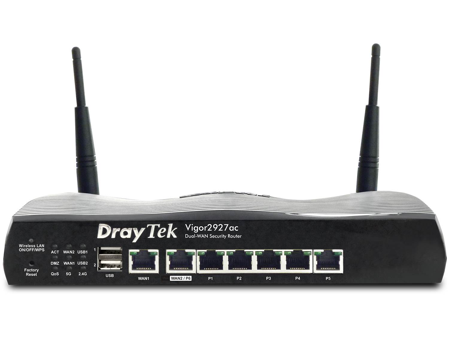 DrayTek Vigor 2927ac WLAN-Router Wi-Fi 5 1.7 Gbps Schwarz