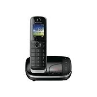 Panasonic KX TGJ320GB Schnurlostelefon Anrufbeantworter mit Rufnummernanzeige DECT Schwarz (KX TGJ320GB)  - Onlineshop JACOB Elektronik
