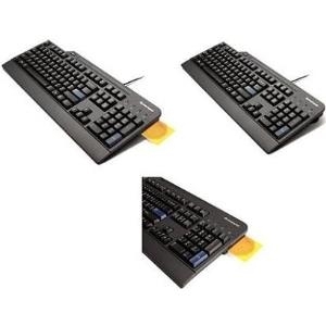 Lenovo Smartcard - Tastatur - USB - Swedisch/Finnisch - Schwarz - für ThinkCentre M75q Gen 2, ThinkPad P14s Gen 2, T14 Gen 2, ThinkStation P330 Gen 2, P340