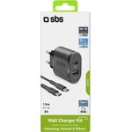 SBS TEKITTRPDCCK Netzteil & Spannungsumwandler Indoor 18 W Schwarz (TEKITTRPDCCK)